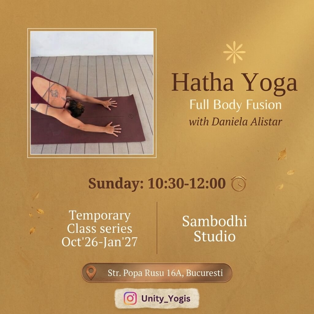 Hatha Yoga - Full Body Fusion cu Daniela Alistar